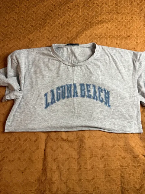 Laguna Beach Graphic T-Shirt Gray