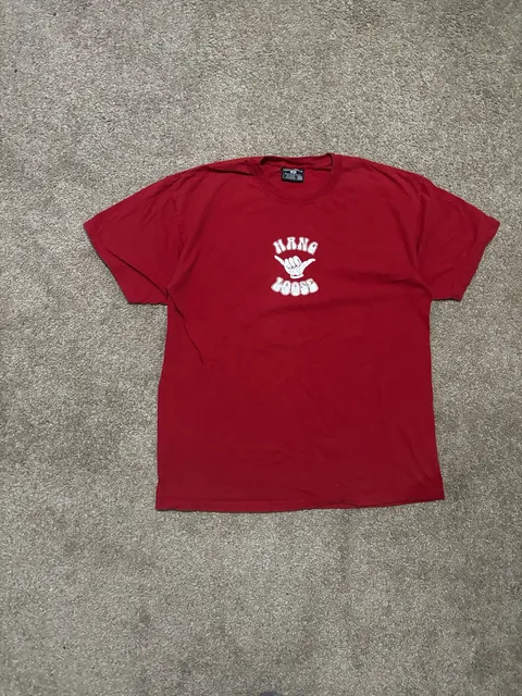 Early 2000s Steve & Barry's Hang Loose T-Shirt Size XXL Red Graphic