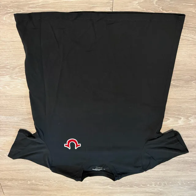 True Religion T-Shirt Size S Black Horseshoe Logo
