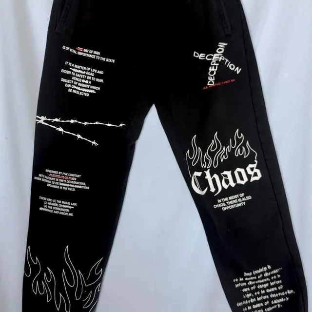 JK Attire - “Art of War" Tracksuit Joggers / Sweatpants.