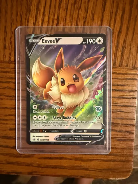 Pokemon Eevee V SWSH065 Promo Card