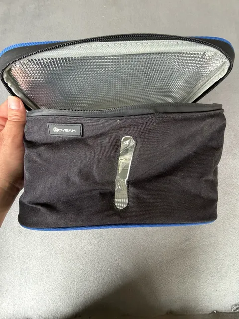 CYEAH Insulated Lunch Bag Black Blue