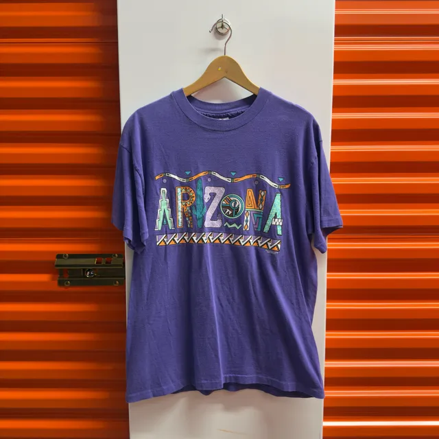 Vintage Arizona Southwestern Graphic T-Shirt Purple
