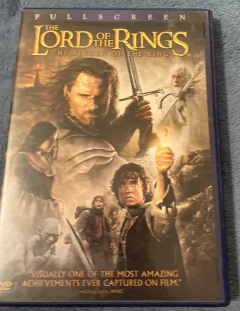 The Lord of the Rings The Return of the King DVD