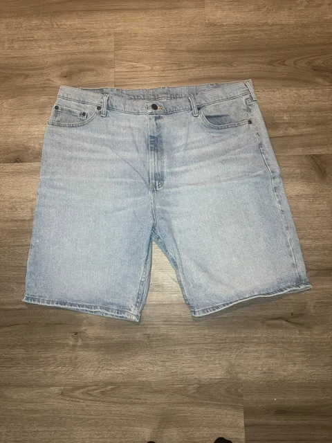 Levi's Denim Shorts Size 44 Light Wash
