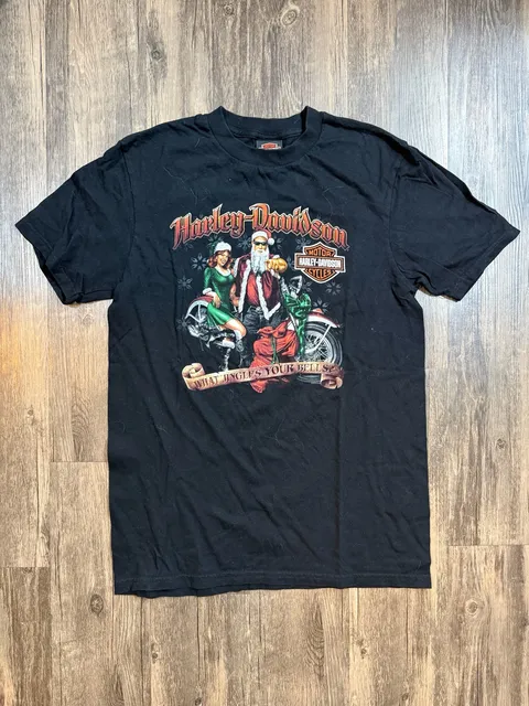 Harley Davidson Santa Claus T-Shirt