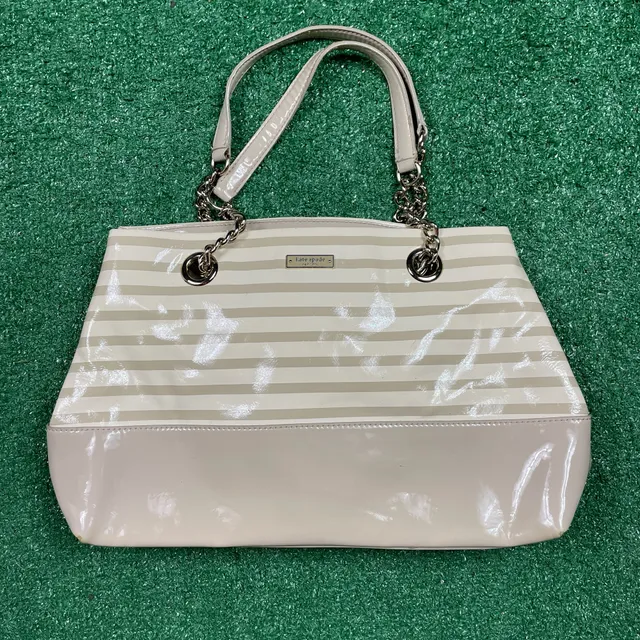 Kate Spade Montrose Elena Striped Patent Leather Shoulder Bag