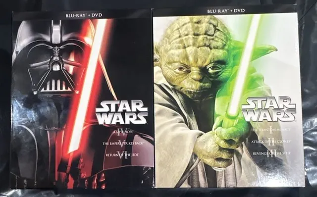 Star Wars Collection Episodes 1-6 Blu-ray and DVD 12-Disc Set