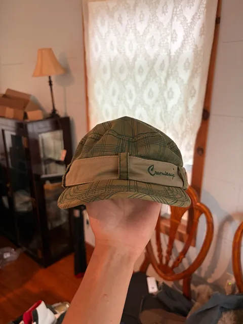 Cremieux 1971 Premium Denim Plaid Cadet Hat Green
