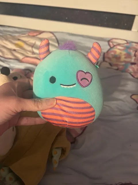 Squishmallows Blue Monster Plush Stuffed Animal Plush Toy
