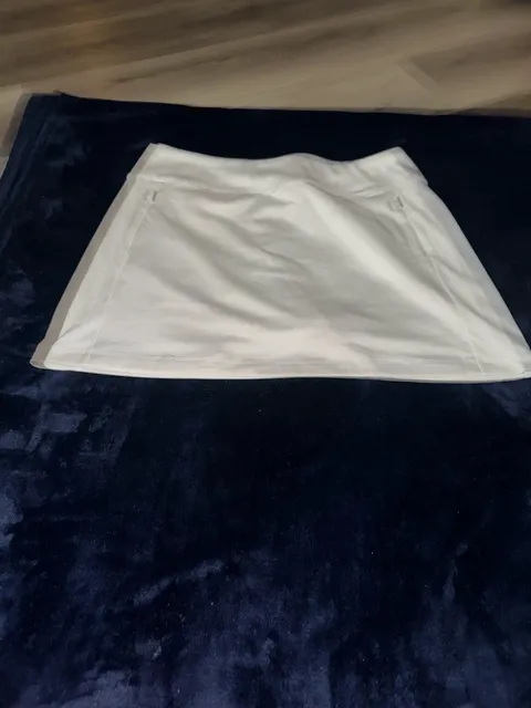 Cutter & Buck DryTec Skort Size XL White Athletic Golf