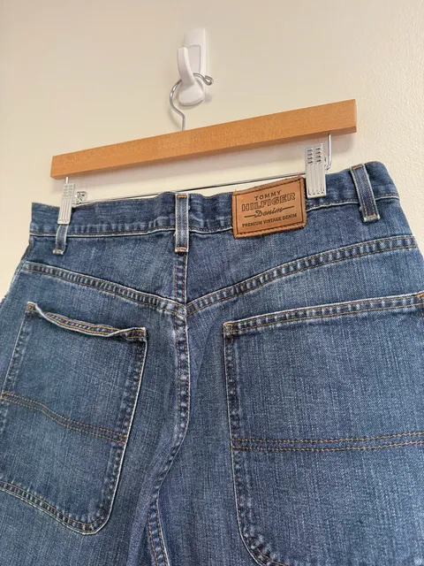 Tommy Hilfiger Denim Carpenter Jorts Size 33 Blue