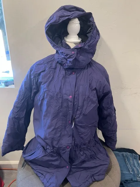 Vintage  Patagonia Purple Hooded Parka Jacket