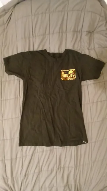 Hurley Surf & Supply Co T-Shirt Size S Black Graphic Tee