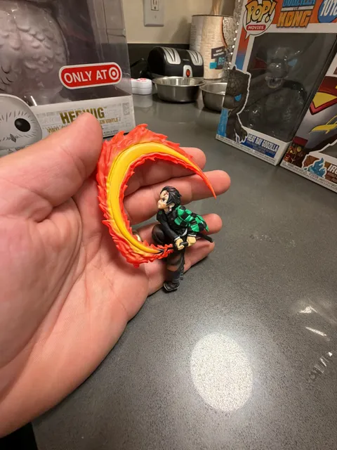 Demon Slayer Tanjiro Kamado Hinokami Kagura Mini Figure