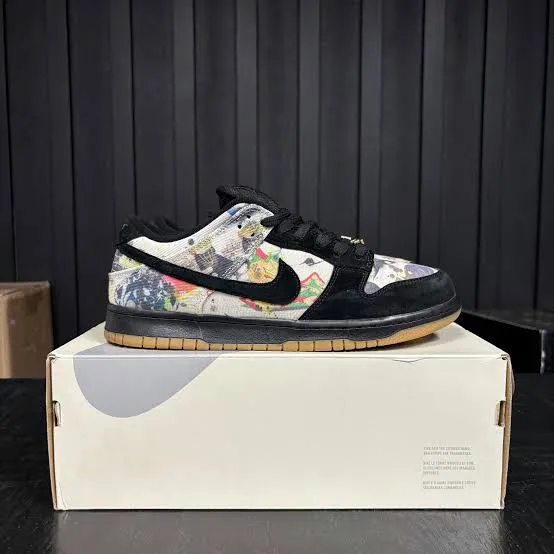 Supreme x Nike Dunk Low SB Rammellzee Black