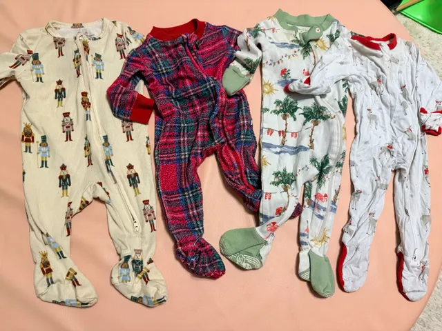 Christmas holiday Posh peanut plaid burts bees Kyte little co nutcracker zippy