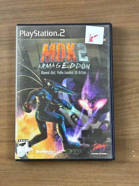 MDK 2 Armageddon Sony PlayStation 2 PS2 2001 CIB Complete Disc Case Manual
