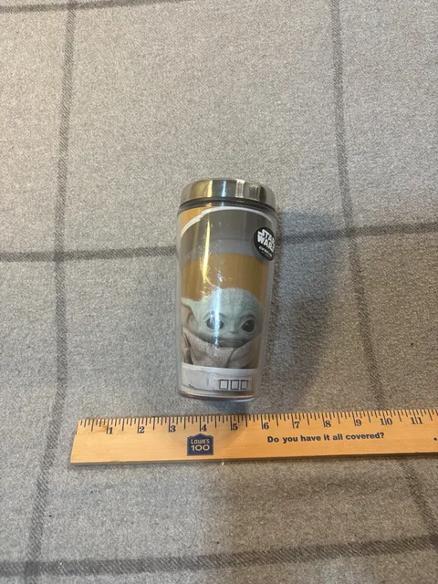 Tervis Star Wars The Mandalorian Grogu Travel Tumbler With Lid LID POPS OFF EASY
