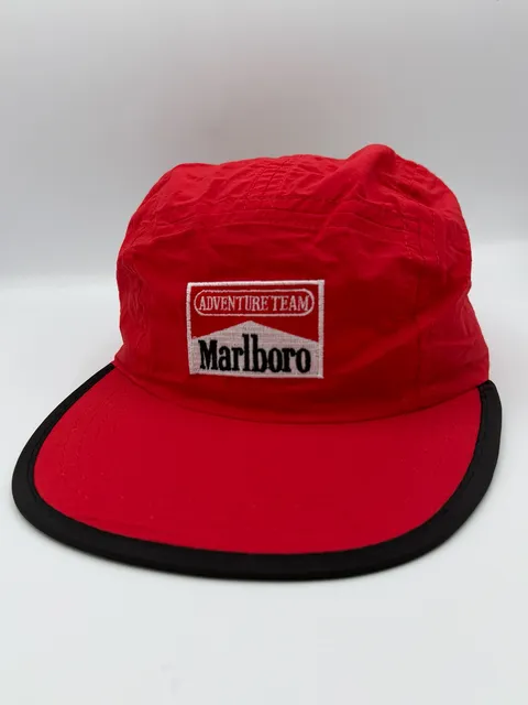 Vintage 1992 Marlboro Adventure Team Hat NWT Deadstock 5 Panel Strapback Cap