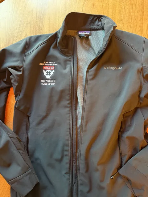 Patagonia Harvard Business School Softshell Jacket Size M Black