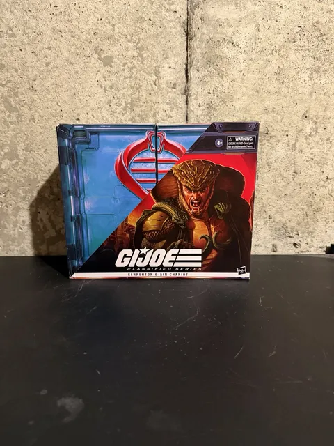 GI Joe Classified Series Serpentor & Air Chariot Figure Set