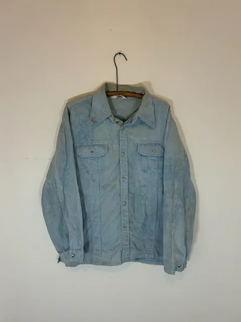 1970s Montgomery Ward Vintage Denim Shirt Jacket