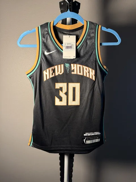 Nike Breanna Stewart New York Liberty Explorer Jersey Size S Black