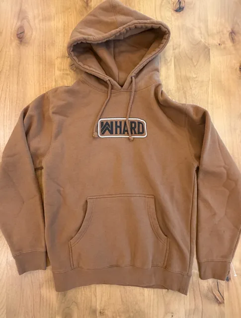 WHARD Brown Graphic Hoodie Sweatshirt