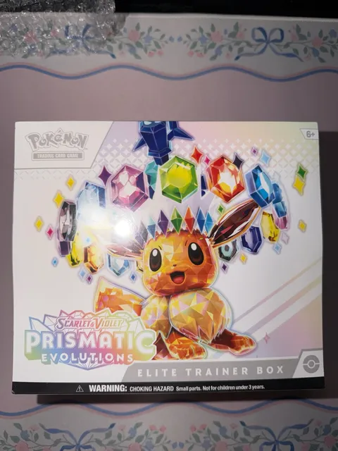 Pokemon Scarlet & Violet Prismatic Evolutions Elite Trainer Box