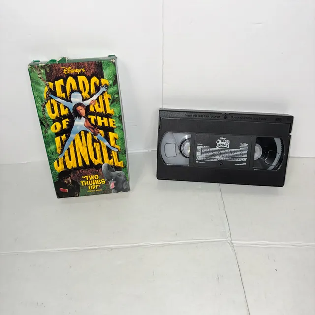 Disney George Of The Jungle VHS Tape 1997 Brendan Fraser Slipcase