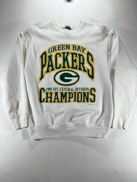Fruit of the Loom Green Bay Packers 1995 Champions Sweatshirt Size L