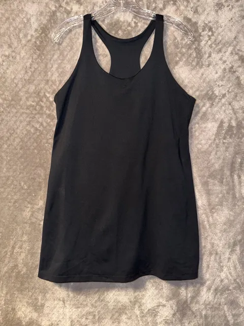 J. Crew Active Athletic Dress Romper Black Built In Shorts Women’s Medium 