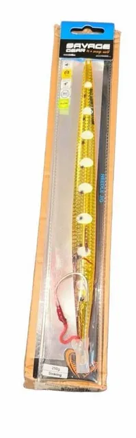 Savage Gear Needle Jig 250g Gold Sinking Fishing Lure
