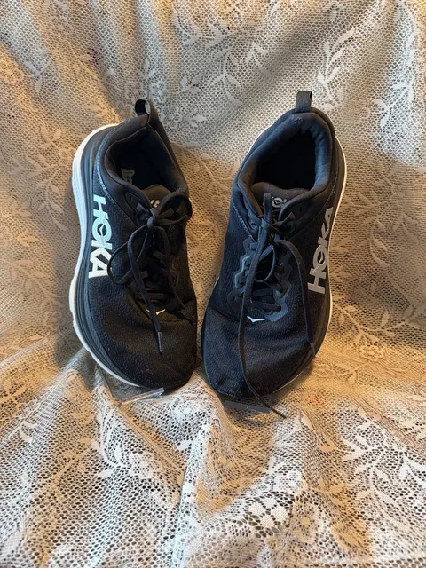 LUS 1 Hoka One One Gaviotas Running Shoes Size 10D Black