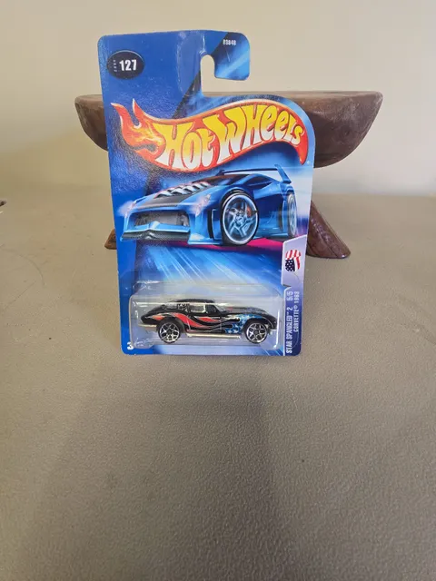 Hot Wheels Star Spangled 2 1963 Corvette Diecast Car New