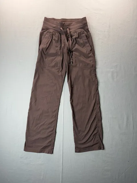 Lululemon Women's Size 0 Brown Dance Studio Mid-Rise Straight Leg Pants