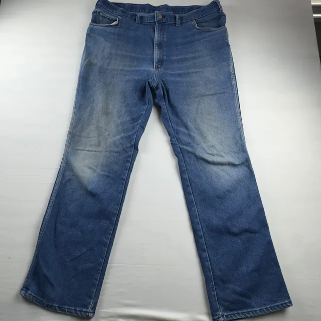 Wrangler Vintage Distressed Denim Jeans Blue