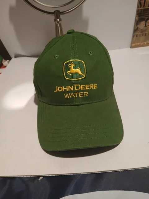 Cary Francis Group John Deere Water Hat Adjustable Green Baseball Cap