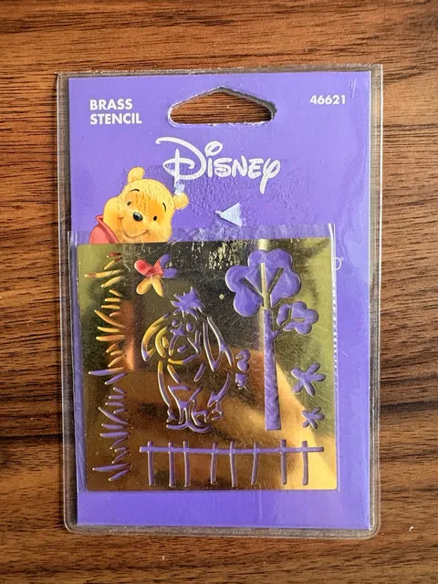 All Night Media Disney Eeyore Brass Stencil 46621