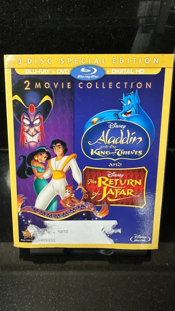Disney Aladdin And The King Of Thieves Return Of Jafar Blu-Ray & DVD