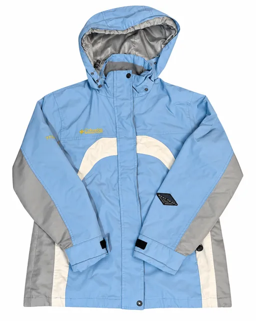 Columbia Titanium Omni-Tech Jacket Blue Gray