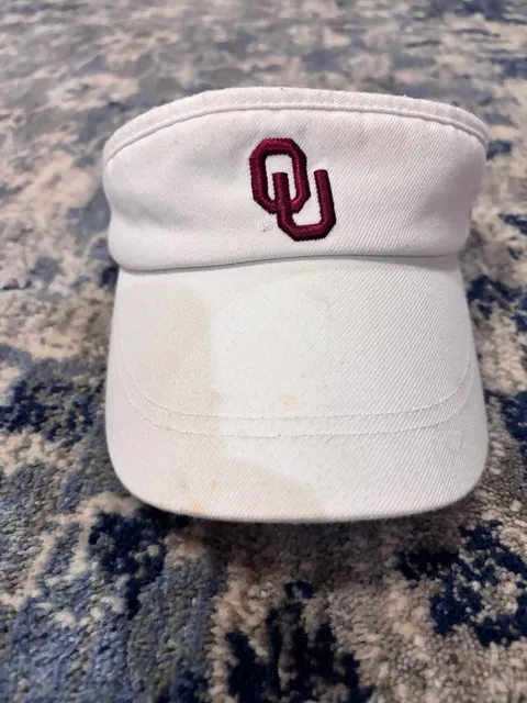 Nike Oklahoma Sooners Dri-Fit White Visor
