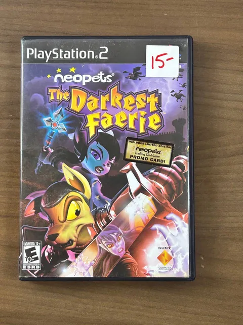 Neopets The Darkest Faerie (Sony PlayStation 2, 2005) PS2 CIB w/ Manual