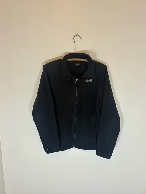 The North Face Fleece Jacket Size L/G Black Full Zip