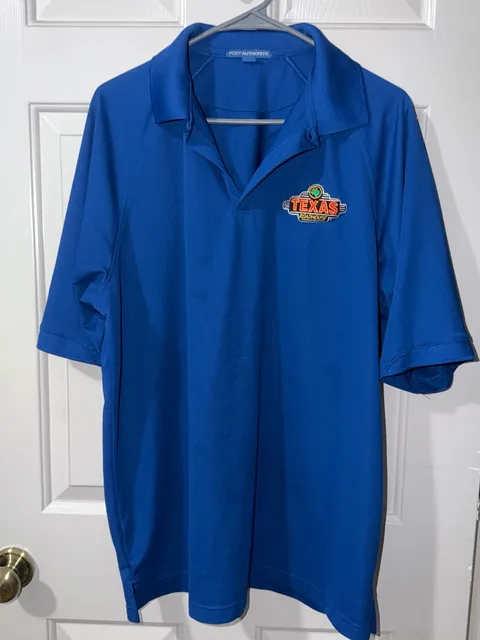 Port Authority Texas Roadhouse Polo Shirt Blue