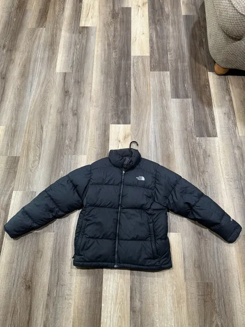 The North Face 550 Down Puffer Jacket Black Men’s Size Medium Pre-Owned