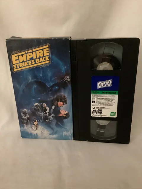 Star Wars The Empire Strikes Back - VHS Video Tape - Harrison Ford, Mark Hamill