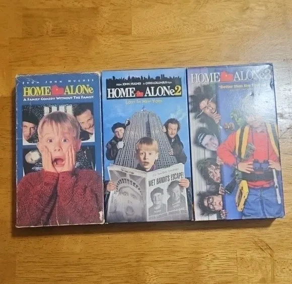 Home Alone Trilogy VHS 1, 2 And 3