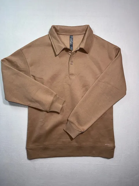 Mondetta Polo Sweatshirt Size S Brown